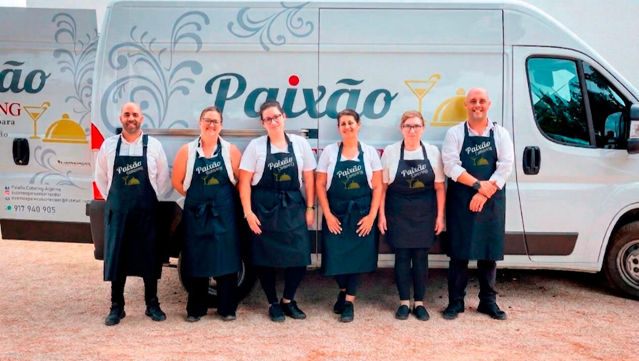 A nossa equipa Paixão Catering